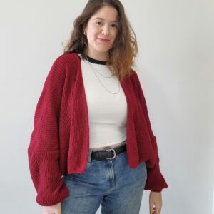 cardigan cropped mel